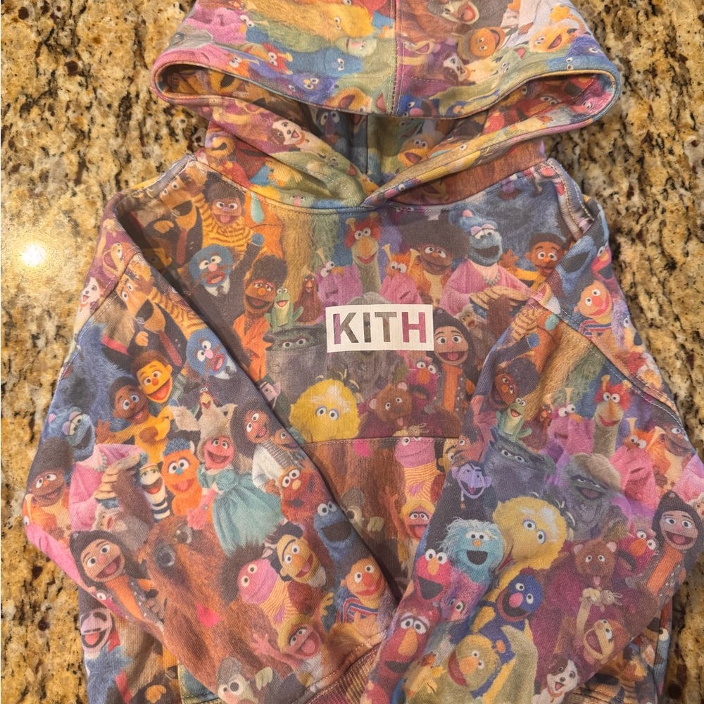 Kith Kids Colorful Sesame Street Hoodie